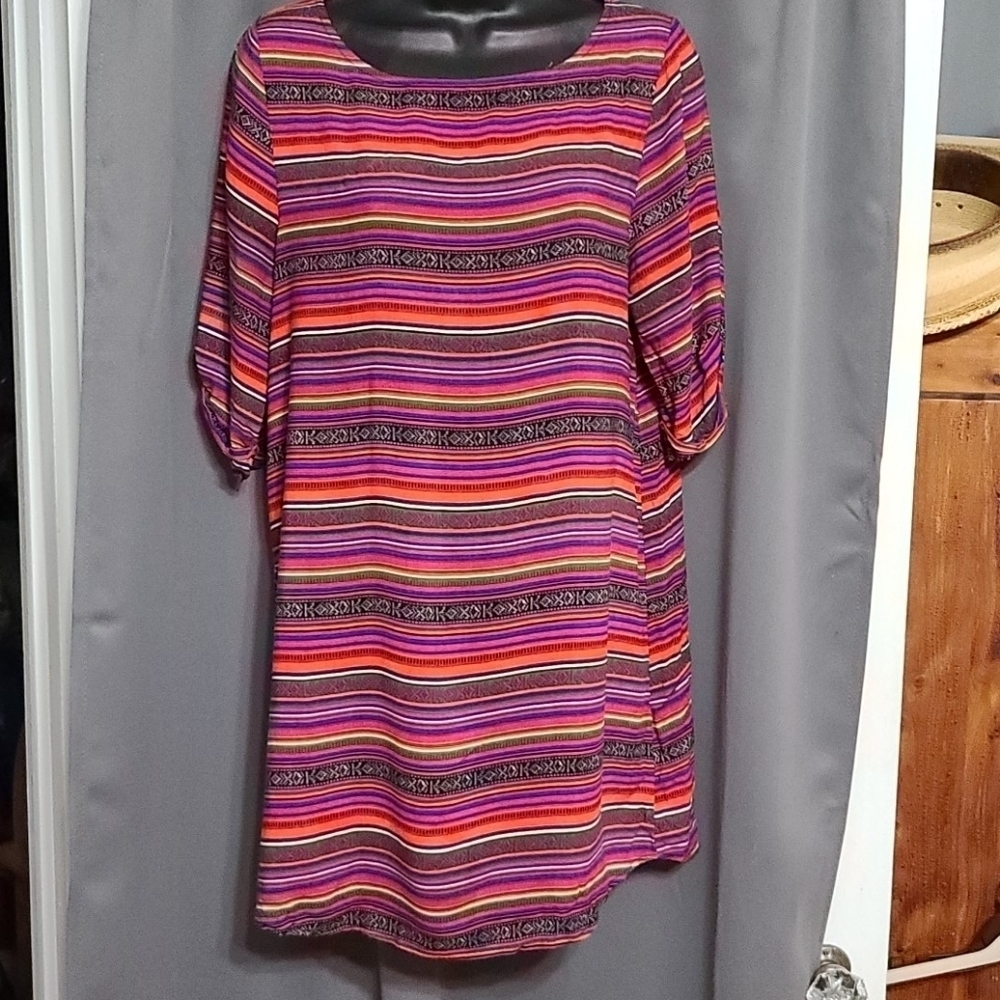 Everly striped dress/tunic size‎ M